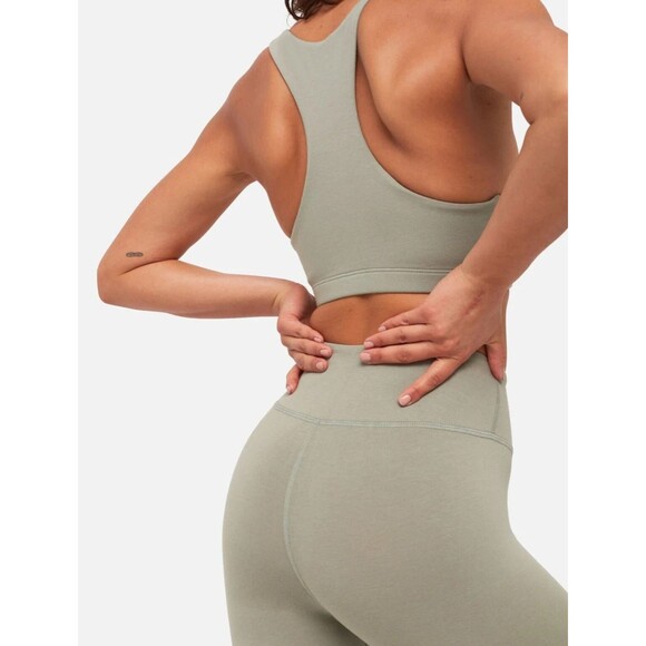 Mate the Label Women Organic Cotton Biker Shorts XS Sage NWT - Picture 5 of 6